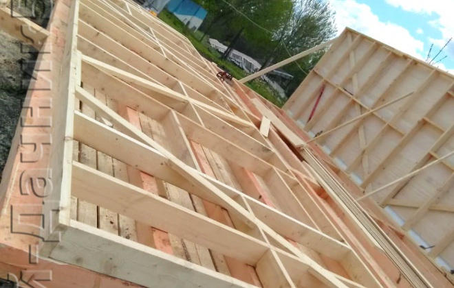 4 Каркасно-щитовой дом по проекту ОД-7, 6×8, 48 м², Рязанская область,  Милославский район, Село Чернава (13)